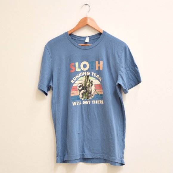Other - 💜3/$25 Sloth Running Team Funny Cute T Shirt Lar